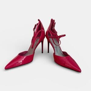 Nine West Frann D'Orsay High Pumps 11M Pink  Elegant Night Out Party Barbie Y2K